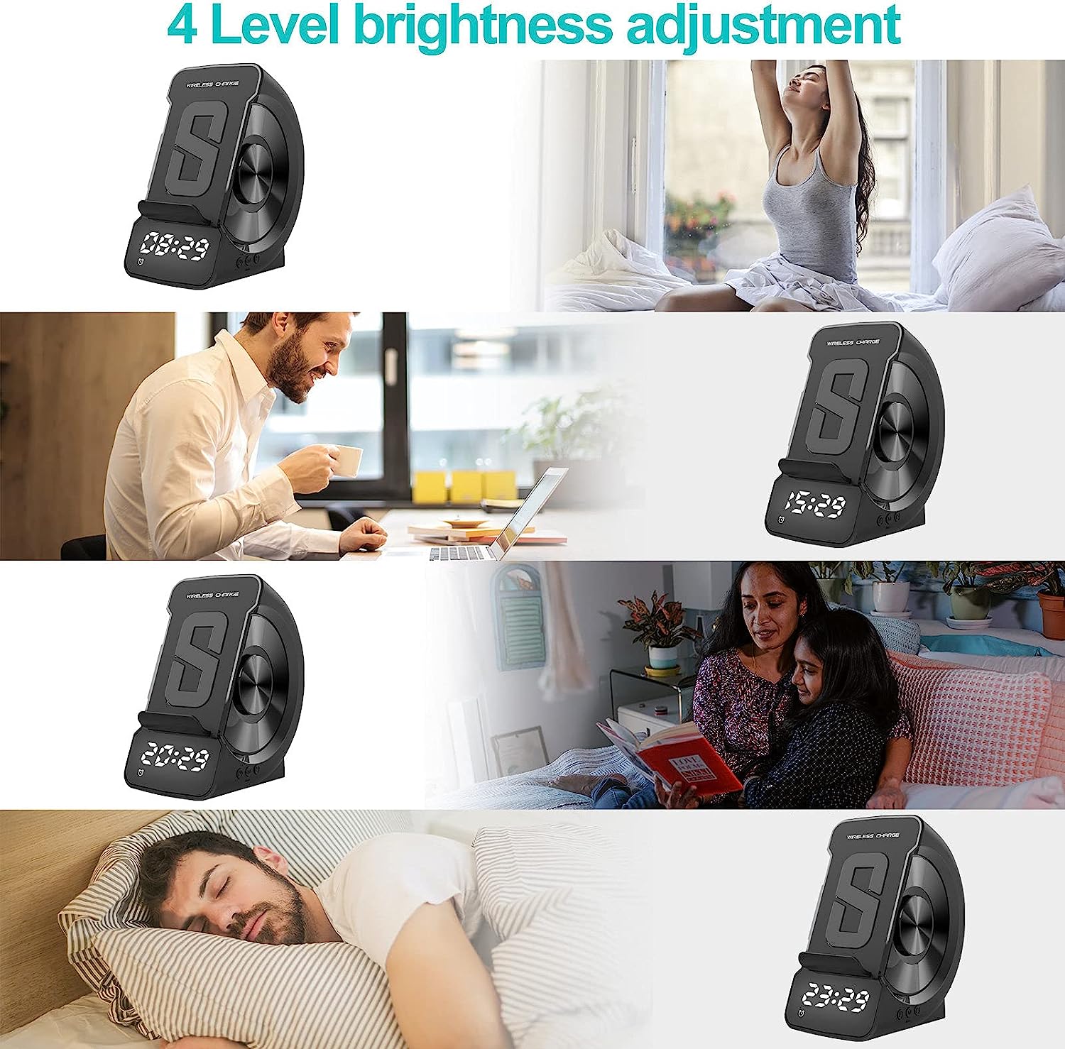 شارژر وایرلس‌ اسپیکردار چندمنظوره WD-200 | اطلس استور