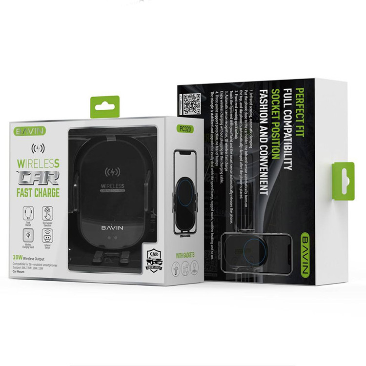 پایه نگهدارنده و شارژر وایرلس سریع باوین pc 320