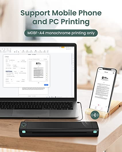 چاپگر حرارتی قابلحمل Pomemo مدل M08F