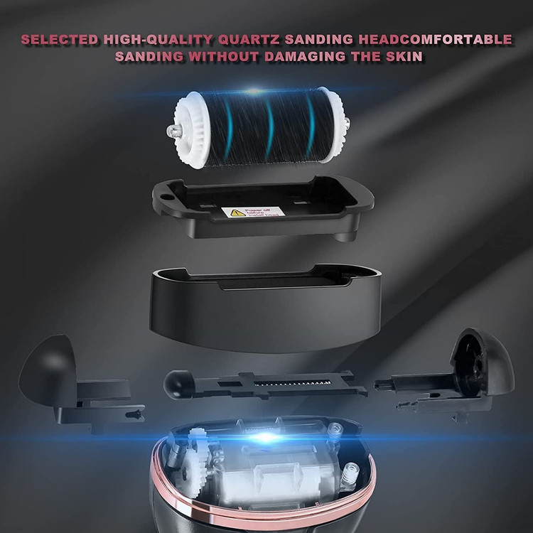 ست پدیکور حرفهای با دستگاه رفع کالوس (پینه پا) 21 در 1