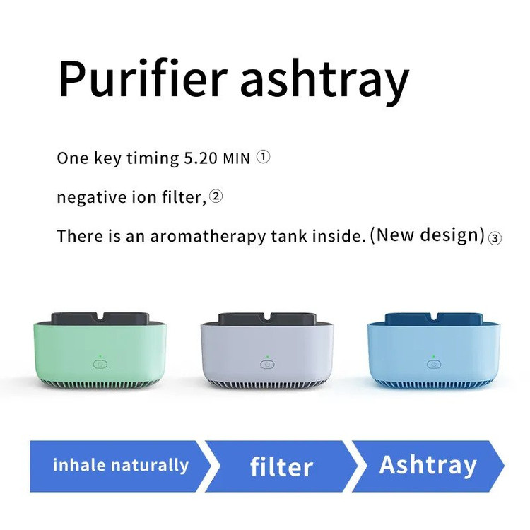 زیرسیگاری الکتریکی تصفیهکننده بوی سیگار شیائومی