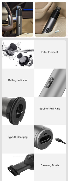 جارو شارژی قابلحمل ماشین شیائومی مدل CoClean C2