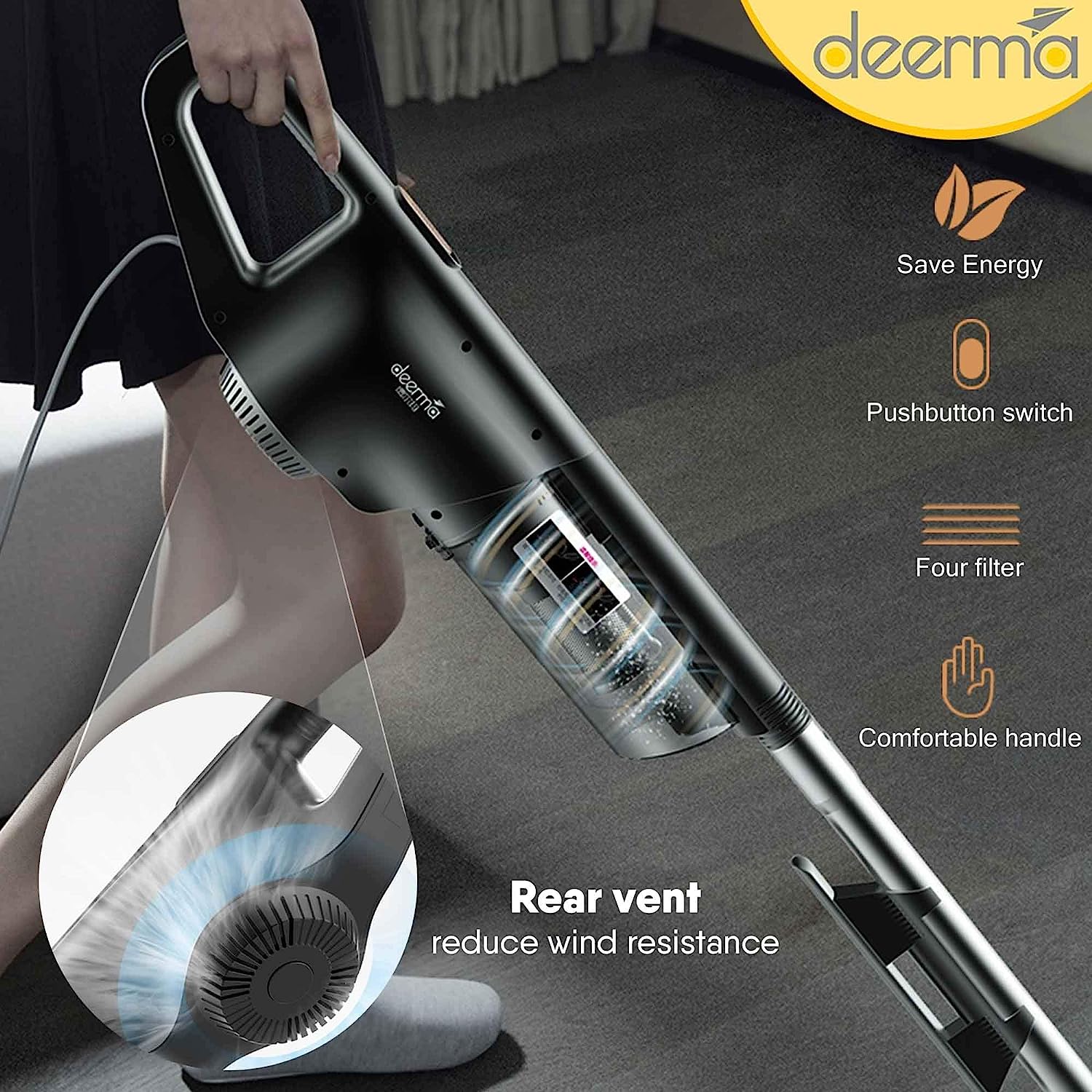 جارو برقی شیائومی مدل Deerma DX600