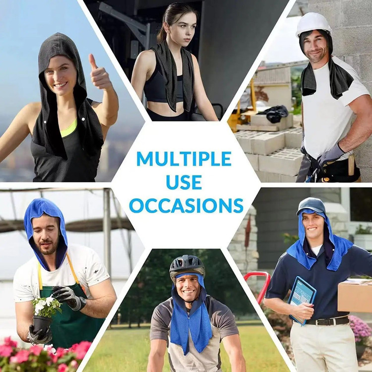 حوله خنککننده سر و گردن ضد اشعه فرا بنفش