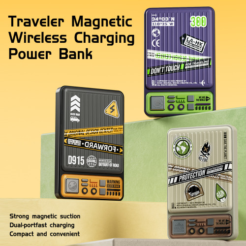 پاوربانک مگنتی ROCK مدل P90 (10000mAh)