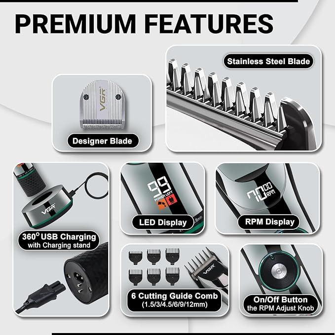 ماشین اصلاح حرفهای VGR مدل V-256