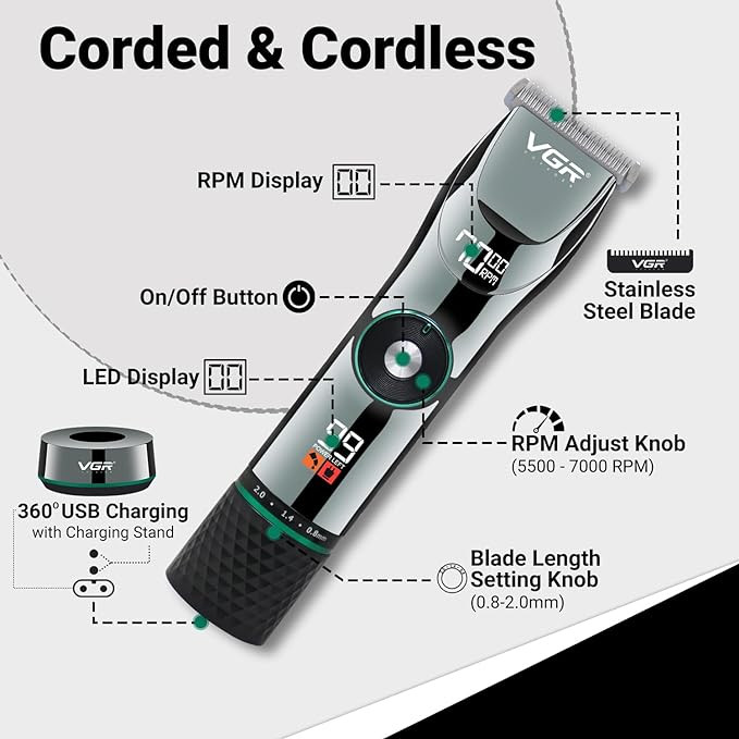 ماشین اصلاح حرفهای VGR مدل V-256