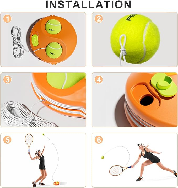 ست تمرین تنیس تک نفره FED