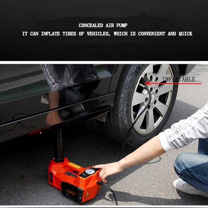 کیت ابزار تعمیر خودرو جک هیدرولیک برقی ۳ در ۱ AIZYR