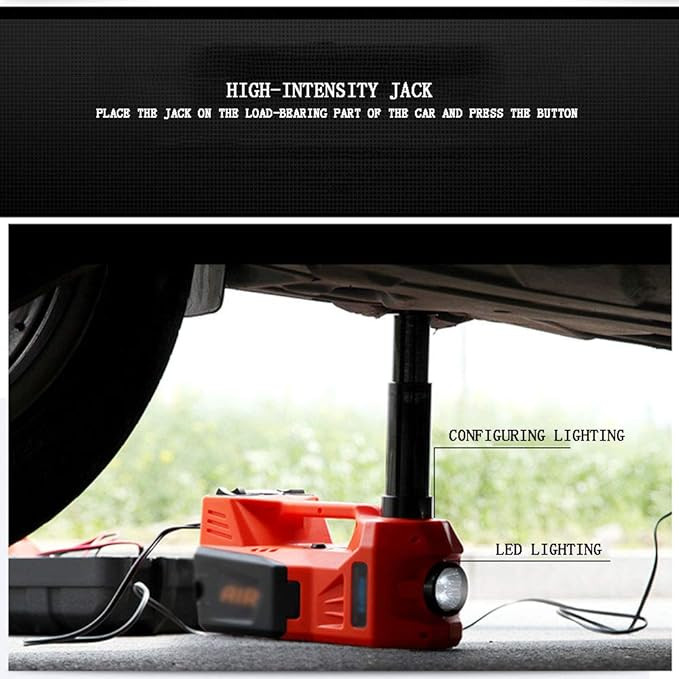 کیت ابزار تعمیر خودرو جک هیدرولیک برقی ۳ در ۱ AIZYR