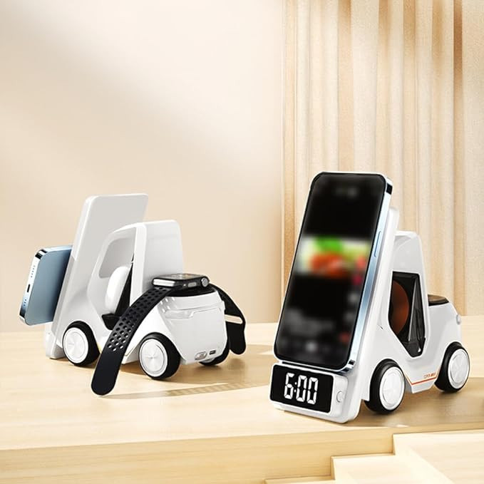 شارژر وایرلس فانتزی مدل ماشین سهکاره