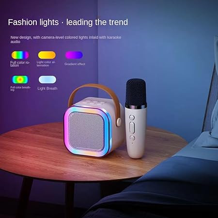 مینی اسپیکر میکروفوندار بلوتوثی Karaoke K12