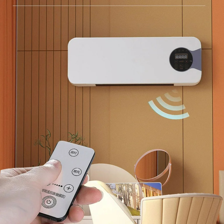 هیتر برقی دیواری فن دار طرح اسپیلت ۱۸۰۰وات fan heater