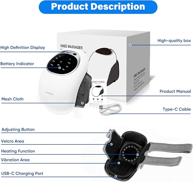 ماساژور زانو هوشمند مدل Heated Knee Massager