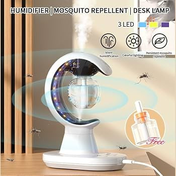 چراغ رطوبتساز و دفع پشه ۳ کاره مدل Multifunctional